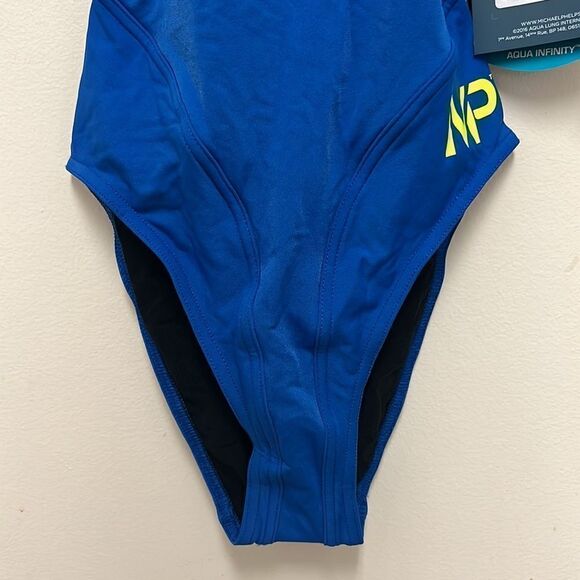 Michael Phelps Blue Comp Swimsuit - Picture 3 of 4